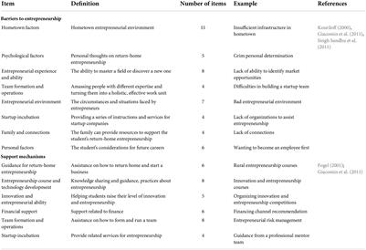 Coming back home to start up a business? A comparison between youth from rural and urban backgrounds in China